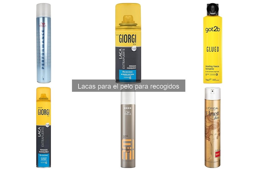¿Qué es una laca para el pelo y su uso en recogidos?