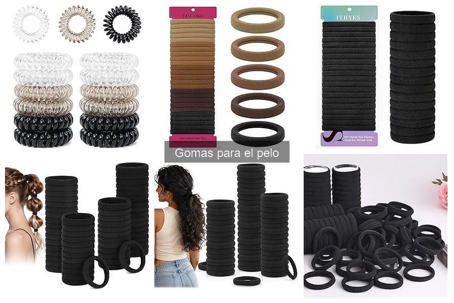 ¿Qué son las gomas para el pelo y cuáles son sus tipos?