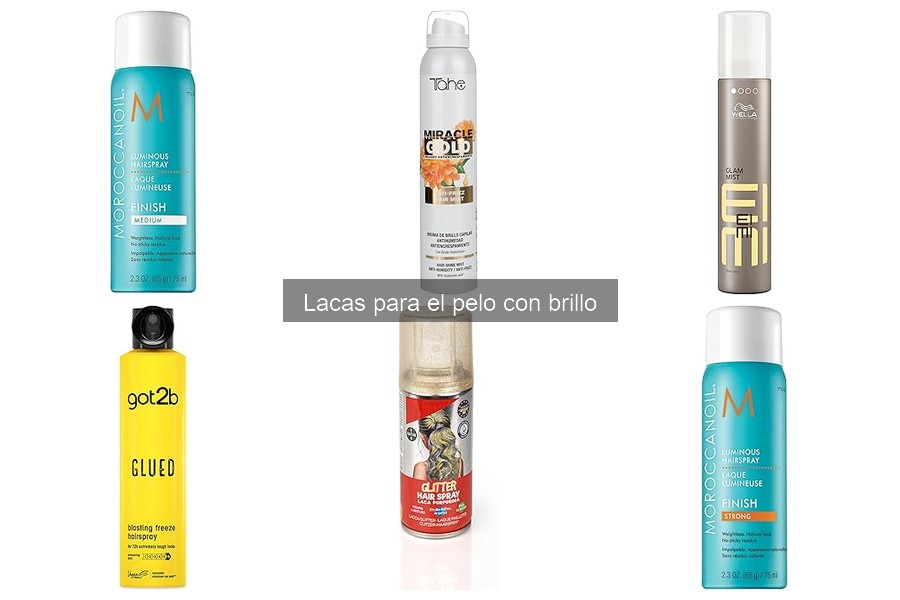 ¿Qué son las lacas para el pelo con brillo? Guía completa