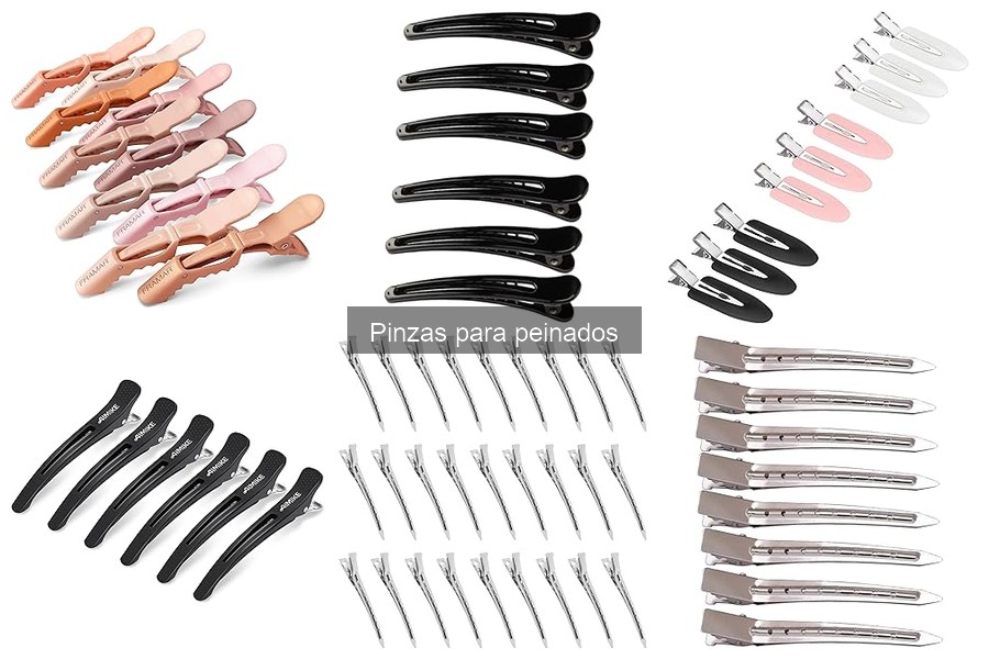 ¿Qué son las pinzas para peinados? Tipos y funciones