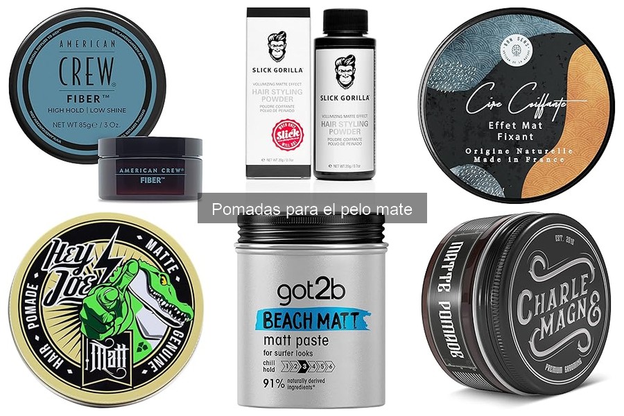 ¿Qué son las pomadas para el pelo mate? Características y Usos