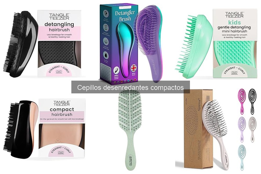 ¿Qué son los cepillos desenredantes compactos? Guía completa