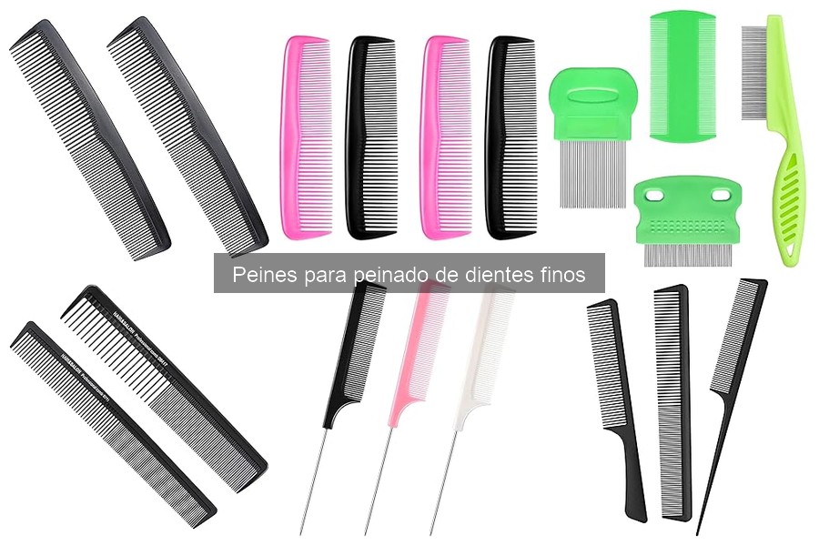 ¿Qué son los peines de dientes finos? Características y usos