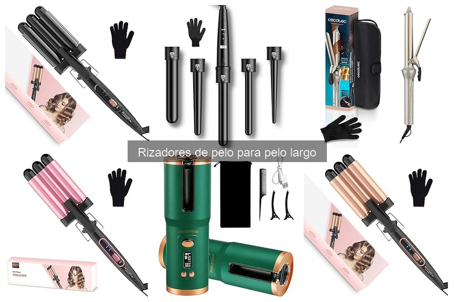 ¿Qué son los rizadores de pelo para cabello largo?