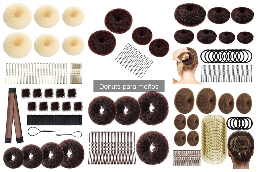 Recetas de Peinados Rápidos con Donuts para Moños