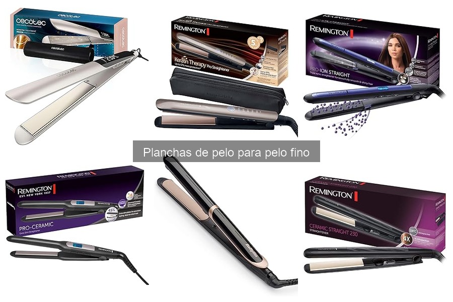 Reseñas de las mejores planchas para cabello fino