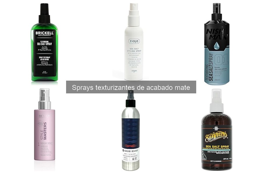Reseñas de sprays texturizantes de acabado mate para tu cabello