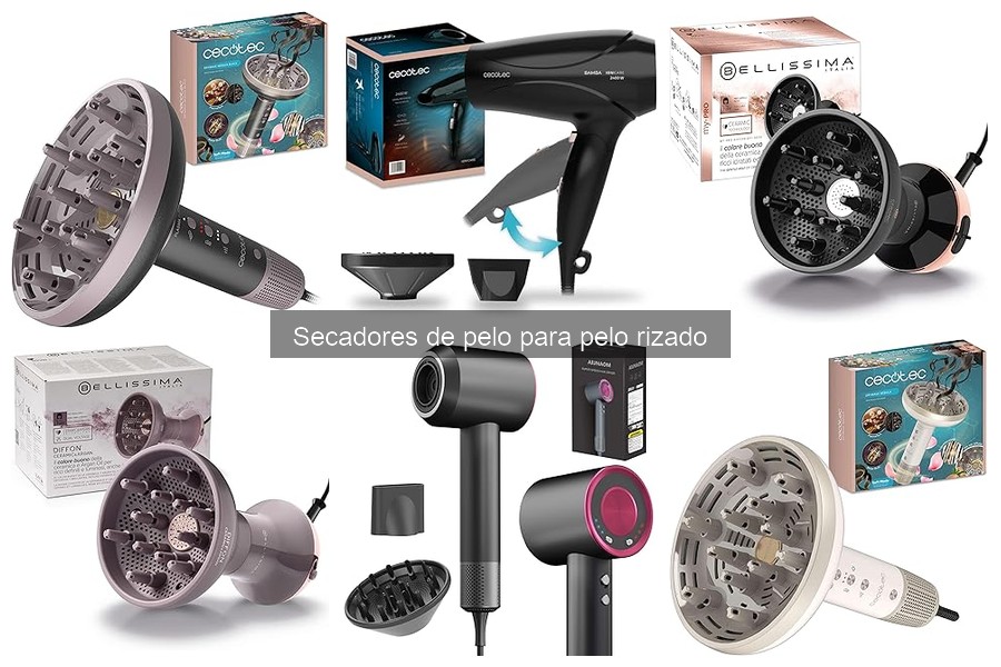 Secadores de pelo para rizado: características y beneficios