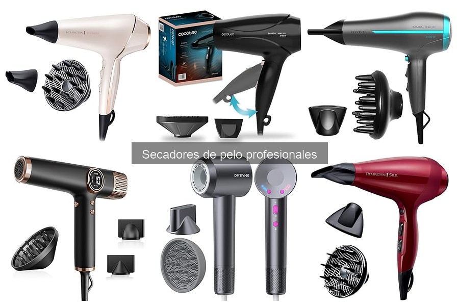 Secadores de Pelo Profesionales con Tecnología Iónica: Beneficios