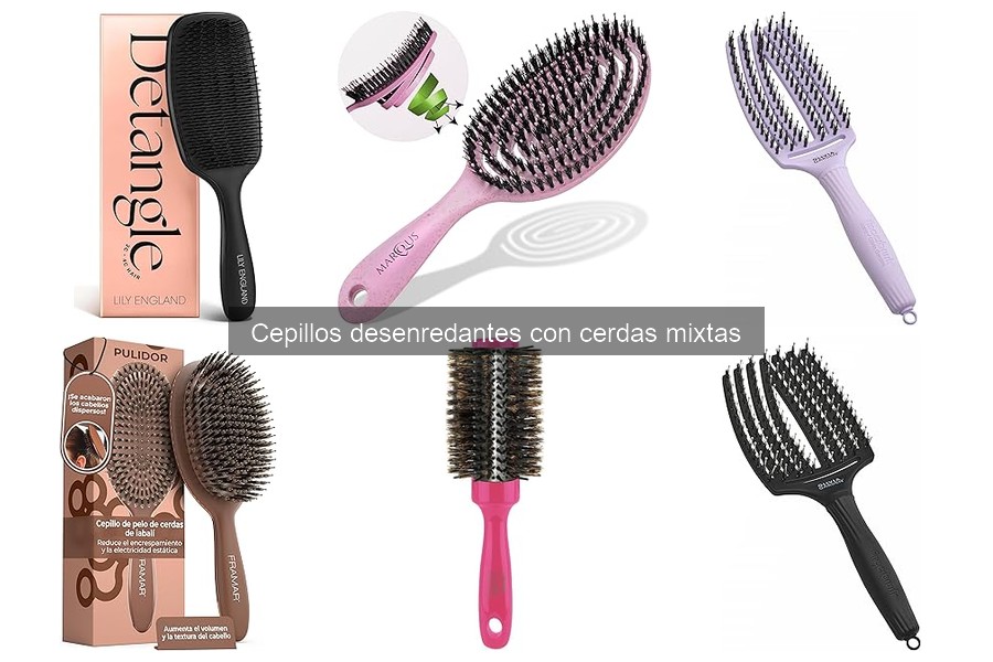 Tendencias en Cepillos Desenredantes con Cerdas Mixtas