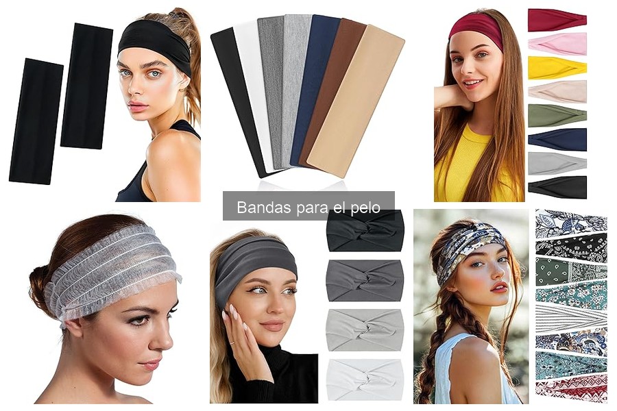 Tipos de bandas para el pelo y sus usos en peinados