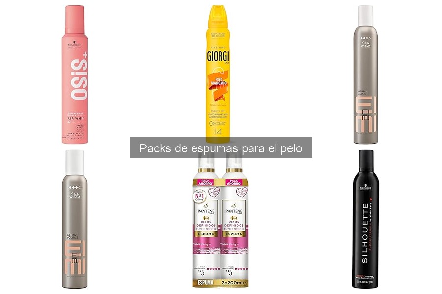 Tipos de espumas para cabello: Guía completa para elegir