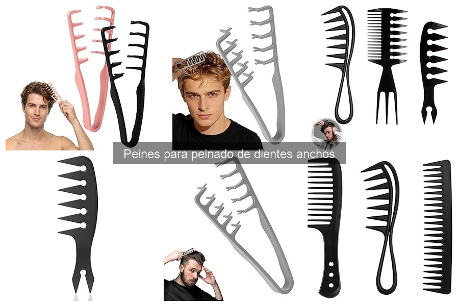 Tipos de Peines de Dientes Anchos Según el Material