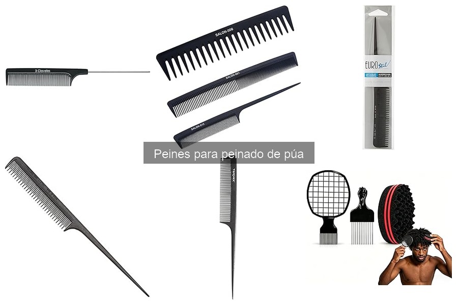 Tipos de peines de púa: características y usos