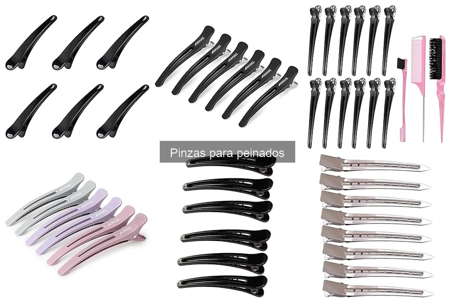 Tipos de pinzas para peinados y sus mejores usos