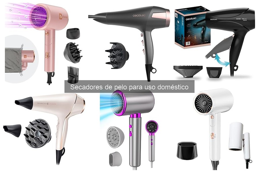 Tipos de Secadores de Pelo y sus Características
