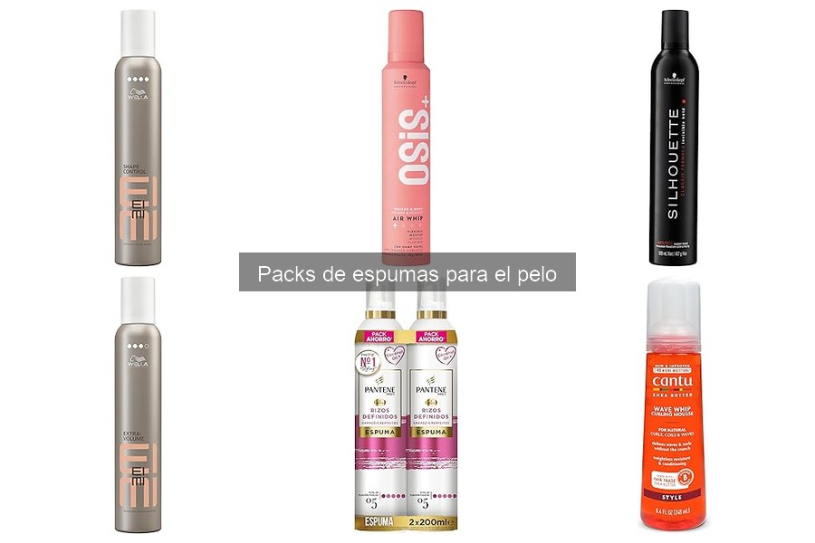 Todo sobre los packs de espumas para el cabello