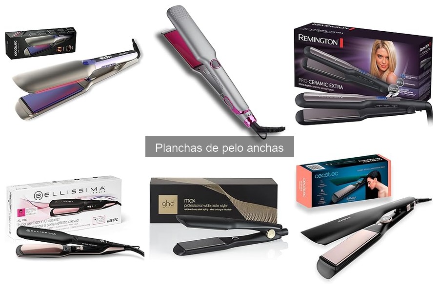 Ventajas de usar planchas de pelo anchas para un alisado eficiente