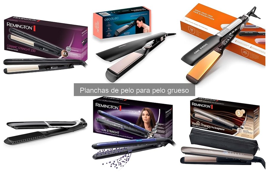Ventajas de usar planchas para pelo grueso: Cuida tu cabello