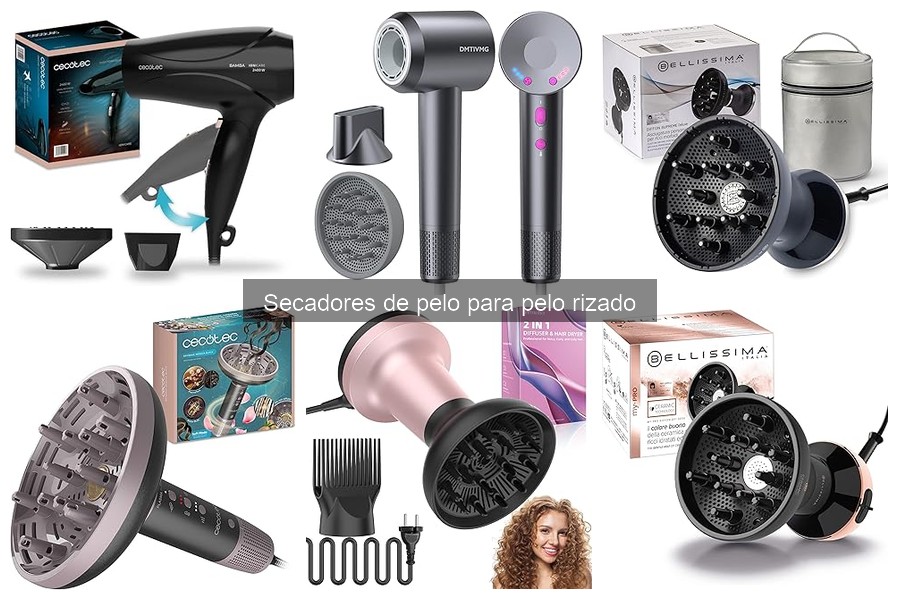Ventajas de usar secadores para cabello rizado