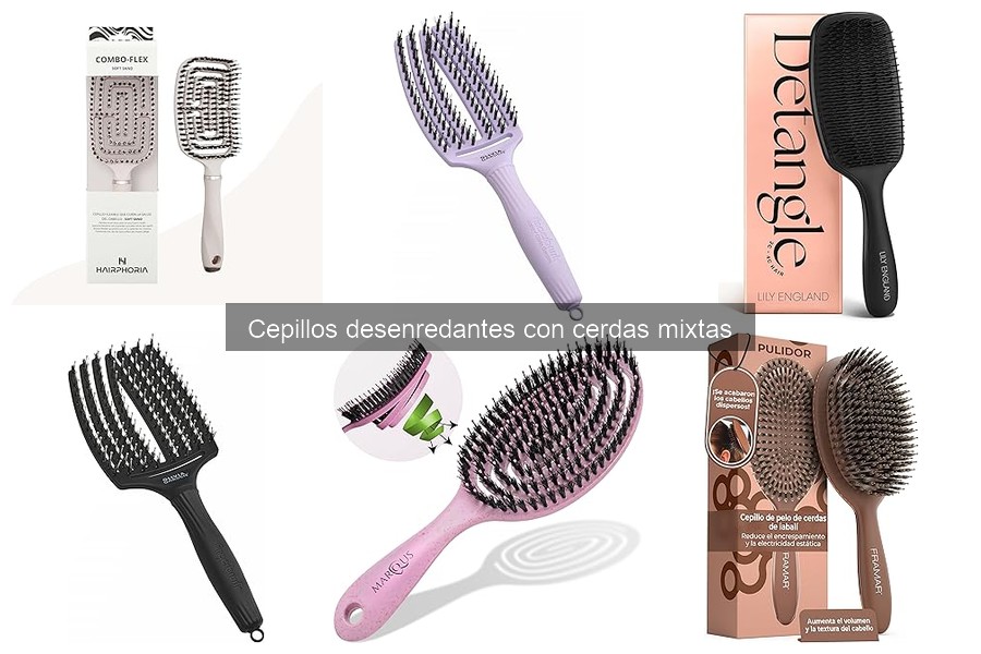Ventajas y desventajas de cepillos desenredantes mixtos