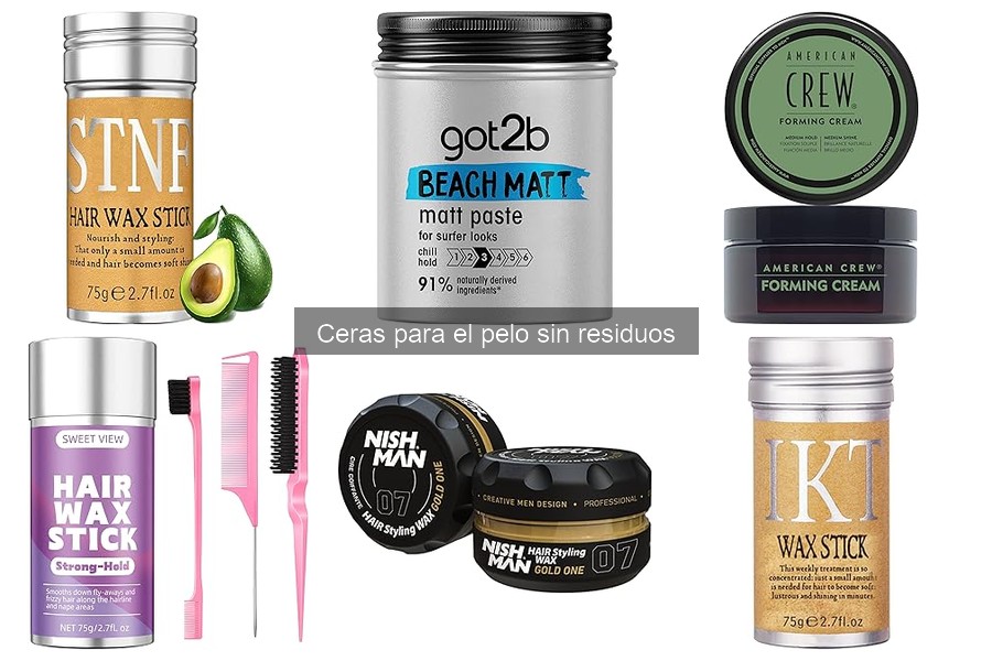 Ventajas y desventajas de las ceras para el pelo sin residuos